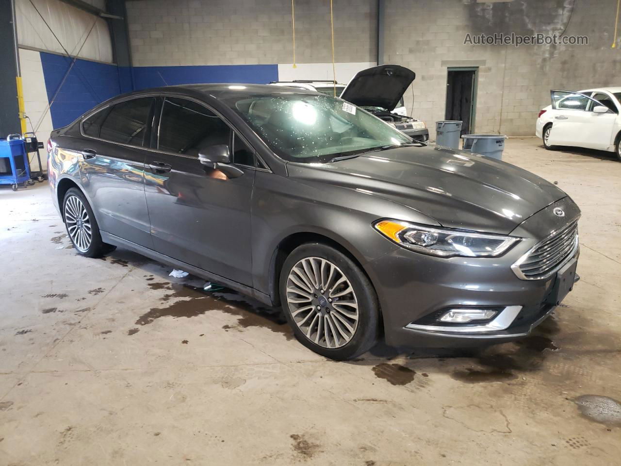 2017 Ford Fusion Se Black vin: 3FA6P0T95HR256216