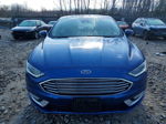 2017 Ford Fusion Se Синий vin: 3FA6P0T95HR308251