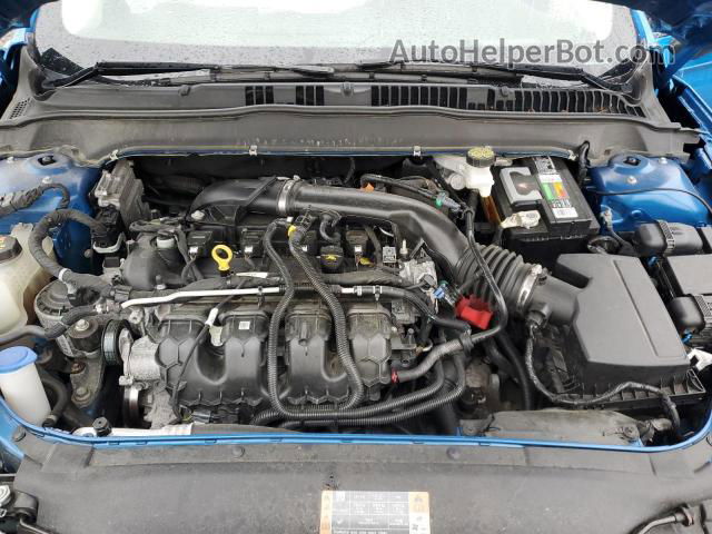 2020 Ford Fusion Se Blue vin: 3FA6P0T95LR172776