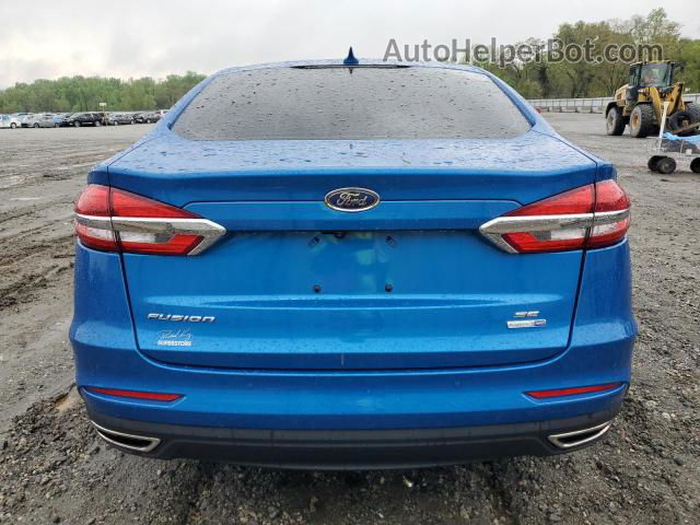 2020 Ford Fusion Se Синий vin: 3FA6P0T95LR172776