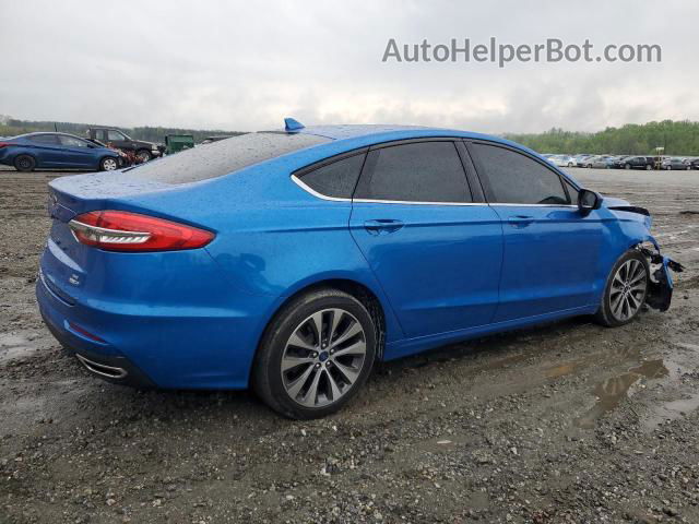 2020 Ford Fusion Se Синий vin: 3FA6P0T95LR172776