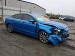 2020 Ford Fusion Se Blue vin: 3FA6P0T95LR172776