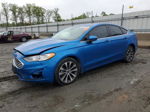 2020 Ford Fusion Se Blue vin: 3FA6P0T95LR172776