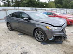 2017 Ford Fusion Se Gray vin: 3FA6P0T96HR175788