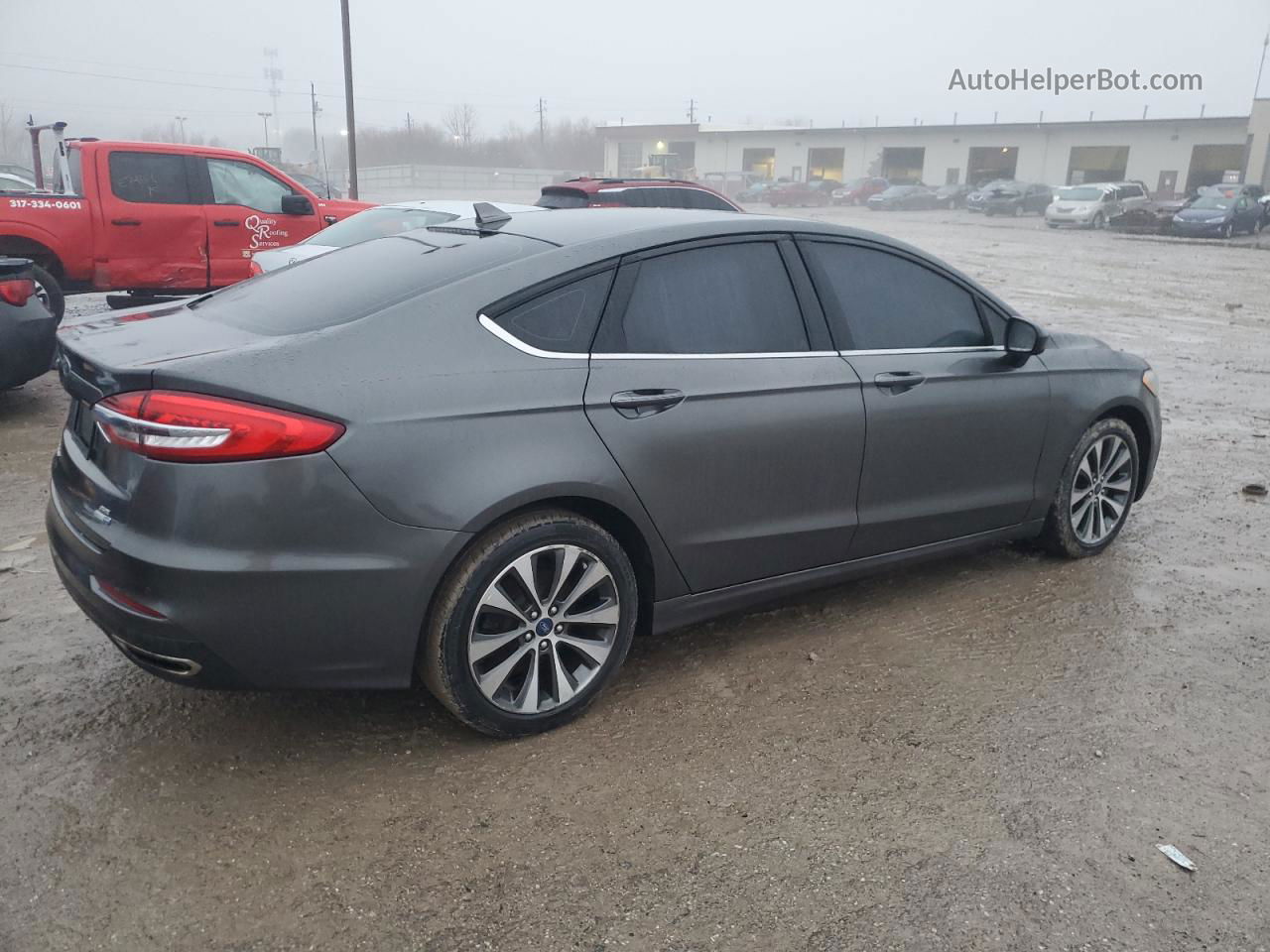 2019 Ford Fusion Se Charcoal vin: 3FA6P0T96KR264901