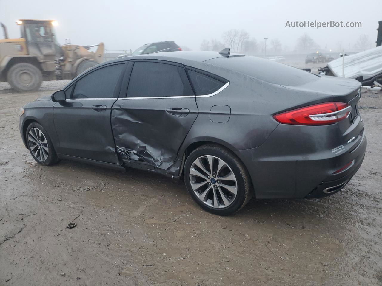 2019 Ford Fusion Se Угольный vin: 3FA6P0T96KR264901