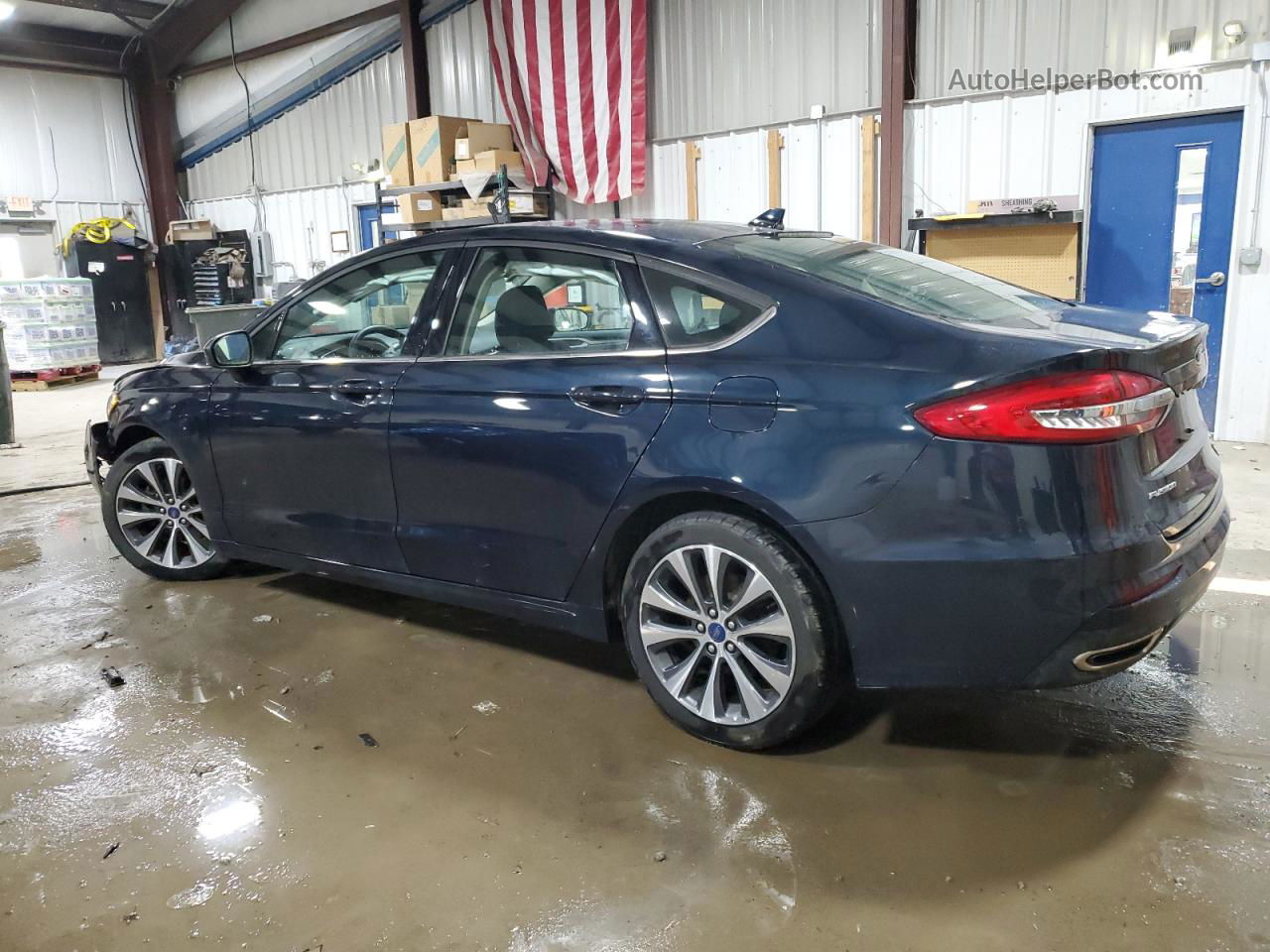 2020 Ford Fusion Se Blue vin: 3FA6P0T96LR106169