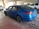 2020 Ford Fusion Se Blue vin: 3FA6P0T96LR190879