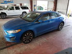 2020 Ford Fusion Se Blue vin: 3FA6P0T96LR190879