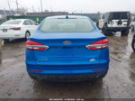 2020 Ford Fusion Se Синий vin: 3FA6P0T96LR258890
