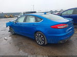 2020 Ford Fusion Se Blue vin: 3FA6P0T96LR258890