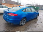 2020 Ford Fusion Se Blue vin: 3FA6P0T96LR258890