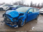 2020 Ford Fusion Se Синий vin: 3FA6P0T96LR258890