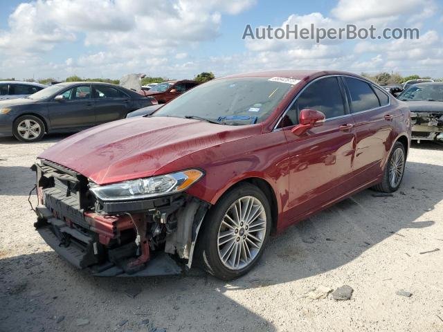 2015 Ford Fusion Se Red vin: 3FA6P0T97FR308927