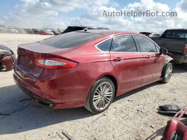 2015 Ford Fusion Se Red vin: 3FA6P0T97FR308927