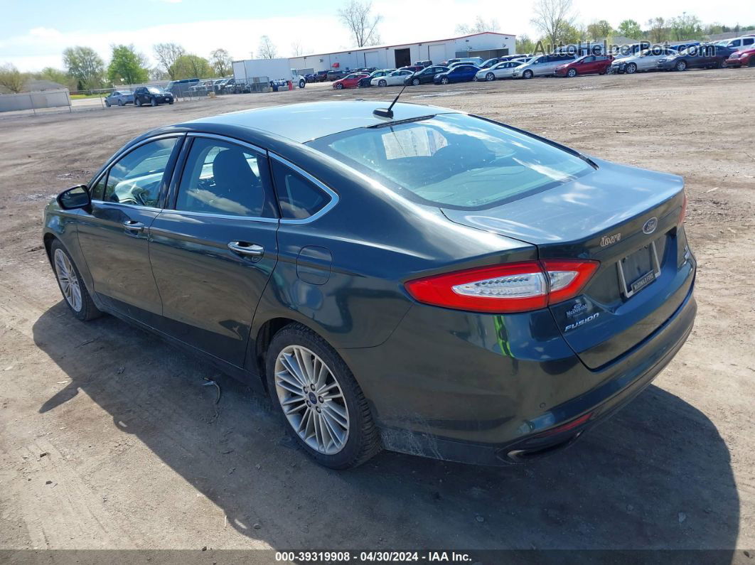 2016 Ford Fusion Se Gray vin: 3FA6P0T97GR107725