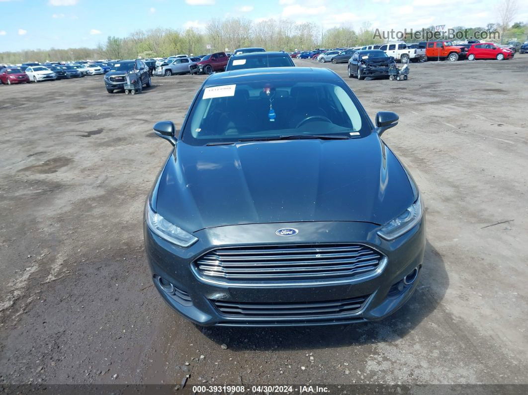 2016 Ford Fusion Se Gray vin: 3FA6P0T97GR107725