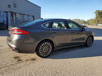 2018 Ford Fusion Se Gray vin: 3FA6P0T97JR244509