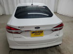 2018 Ford Fusion Se White vin: 3FA6P0T97JR278451