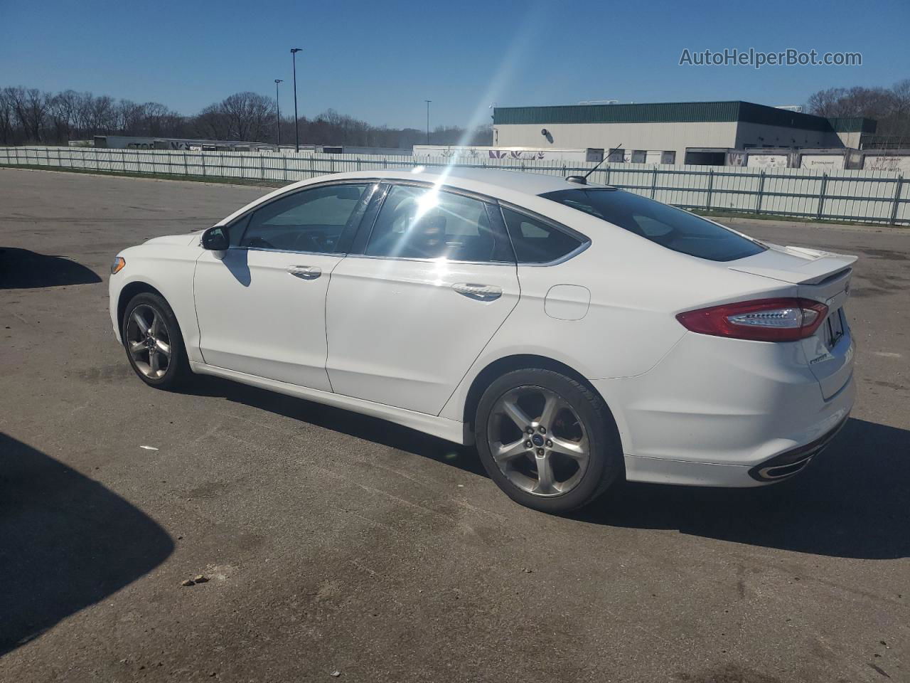 2016 Ford Fusion Se White vin: 3FA6P0T98GR241143