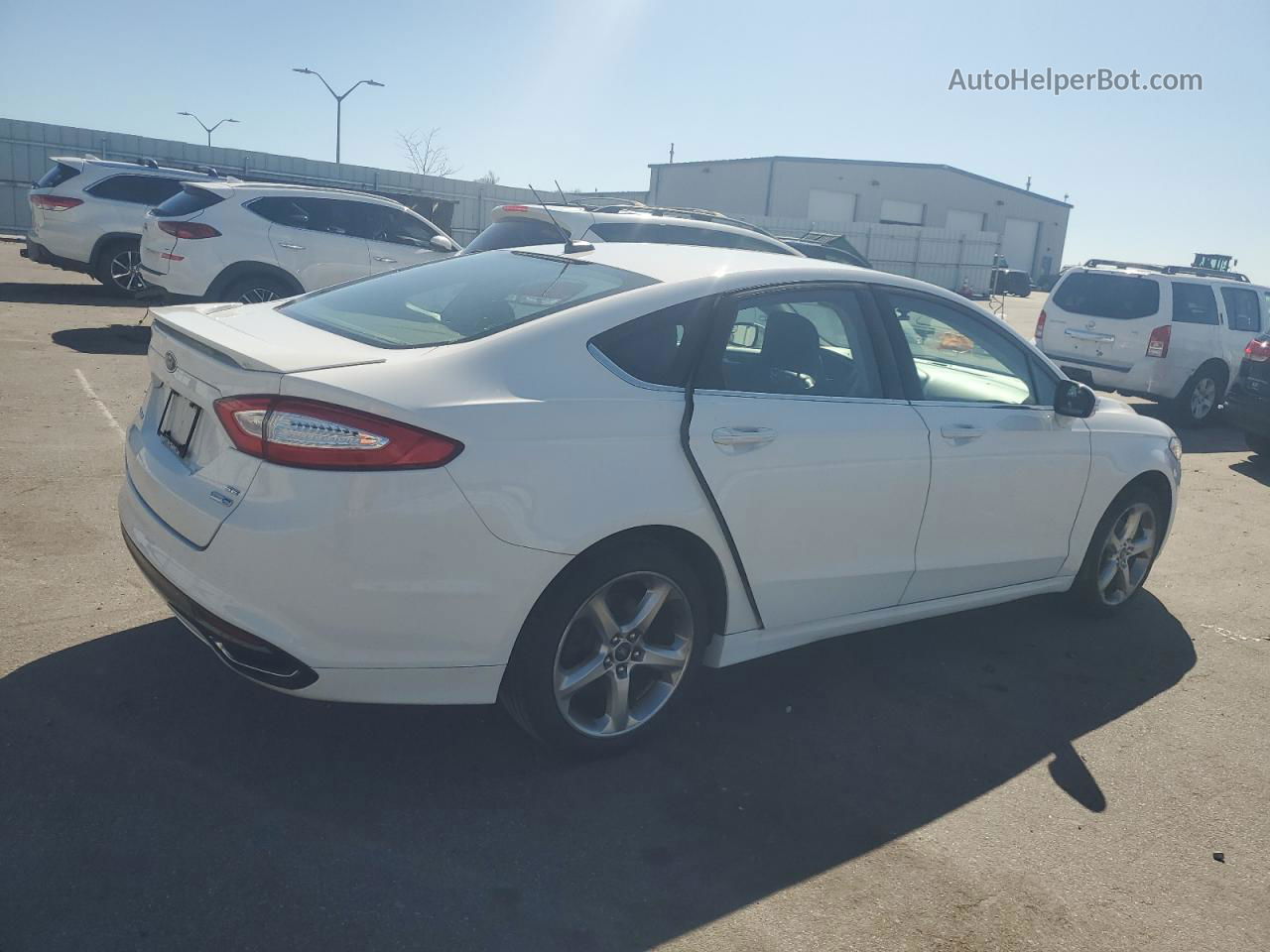 2016 Ford Fusion Se White vin: 3FA6P0T98GR241143