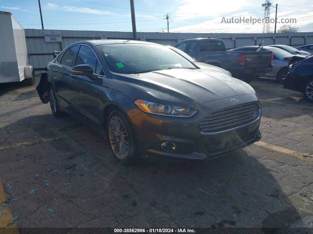 2016 Ford Fusion Se Gray vin: 3FA6P0T98GR336351