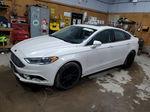 2017 Ford Fusion Se White vin: 3FA6P0T98HR127340