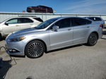 2017 Ford Fusion Se Silver vin: 3FA6P0T98HR282356