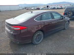 2017 Ford Fusion Se Темно-бордовый vin: 3FA6P0T98HR368718