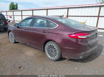 2017 Ford Fusion Se Темно-бордовый vin: 3FA6P0T98HR368718