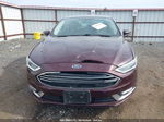 2017 Ford Fusion Se Темно-бордовый vin: 3FA6P0T98HR368718