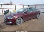 2017 Ford Fusion Se Maroon vin: 3FA6P0T98HR368718