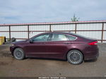 2017 Ford Fusion Se Maroon vin: 3FA6P0T98HR368718