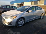 2019 Ford Fusion Se Silver vin: 3FA6P0T98KR236842