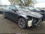 2019 Ford Fusion Se Gray vin: 3FA6P0T98KR251292