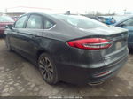 2019 Ford Fusion Se Gray vin: 3FA6P0T98KR251292