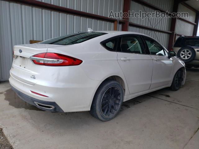 2020 Ford Fusion Se White vin: 3FA6P0T98LR172223