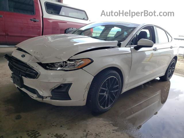 2020 Ford Fusion Se White vin: 3FA6P0T98LR172223