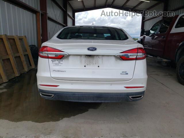 2020 Ford Fusion Se White vin: 3FA6P0T98LR172223