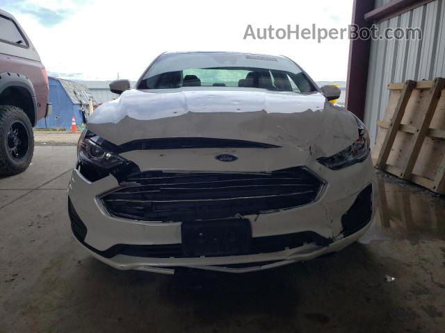 2020 Ford Fusion Se White vin: 3FA6P0T98LR172223