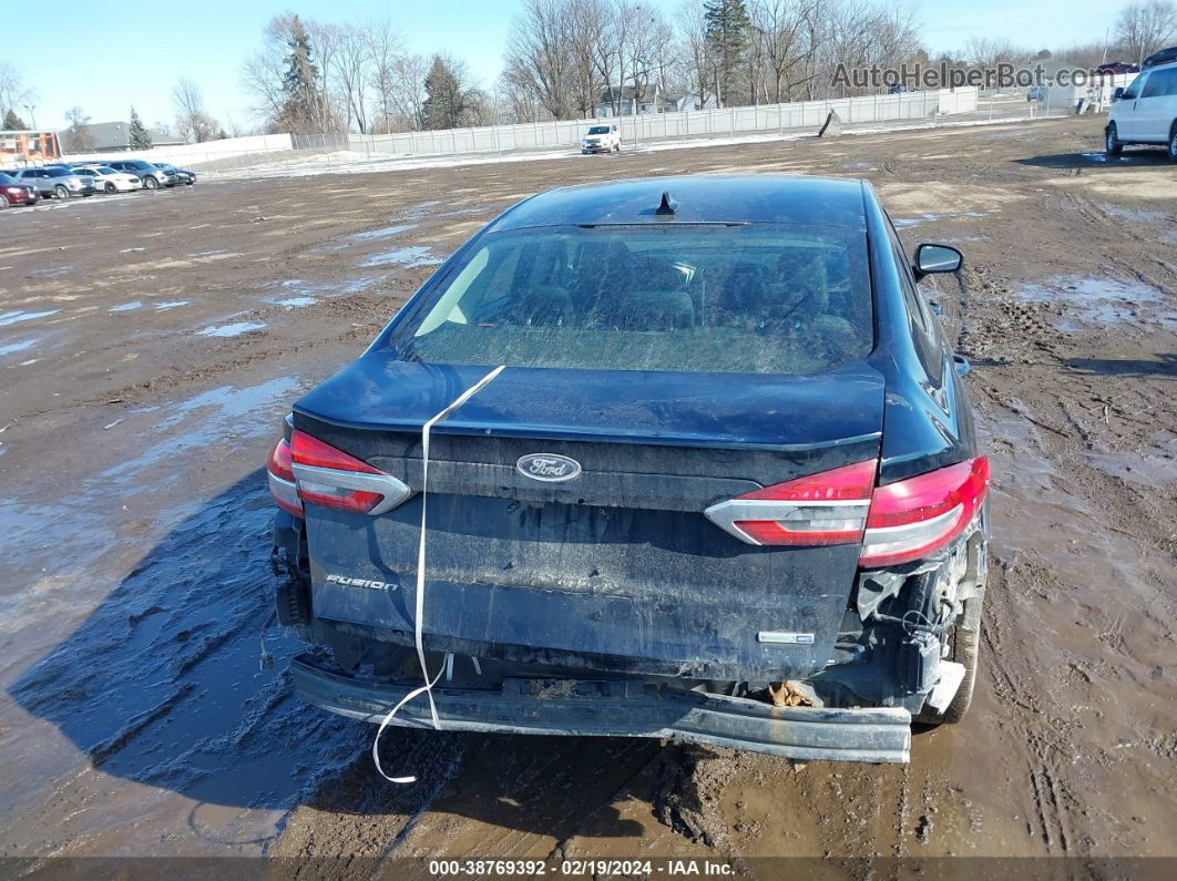 2020 Ford Fusion Se Dark Blue vin: 3FA6P0T98LR200182