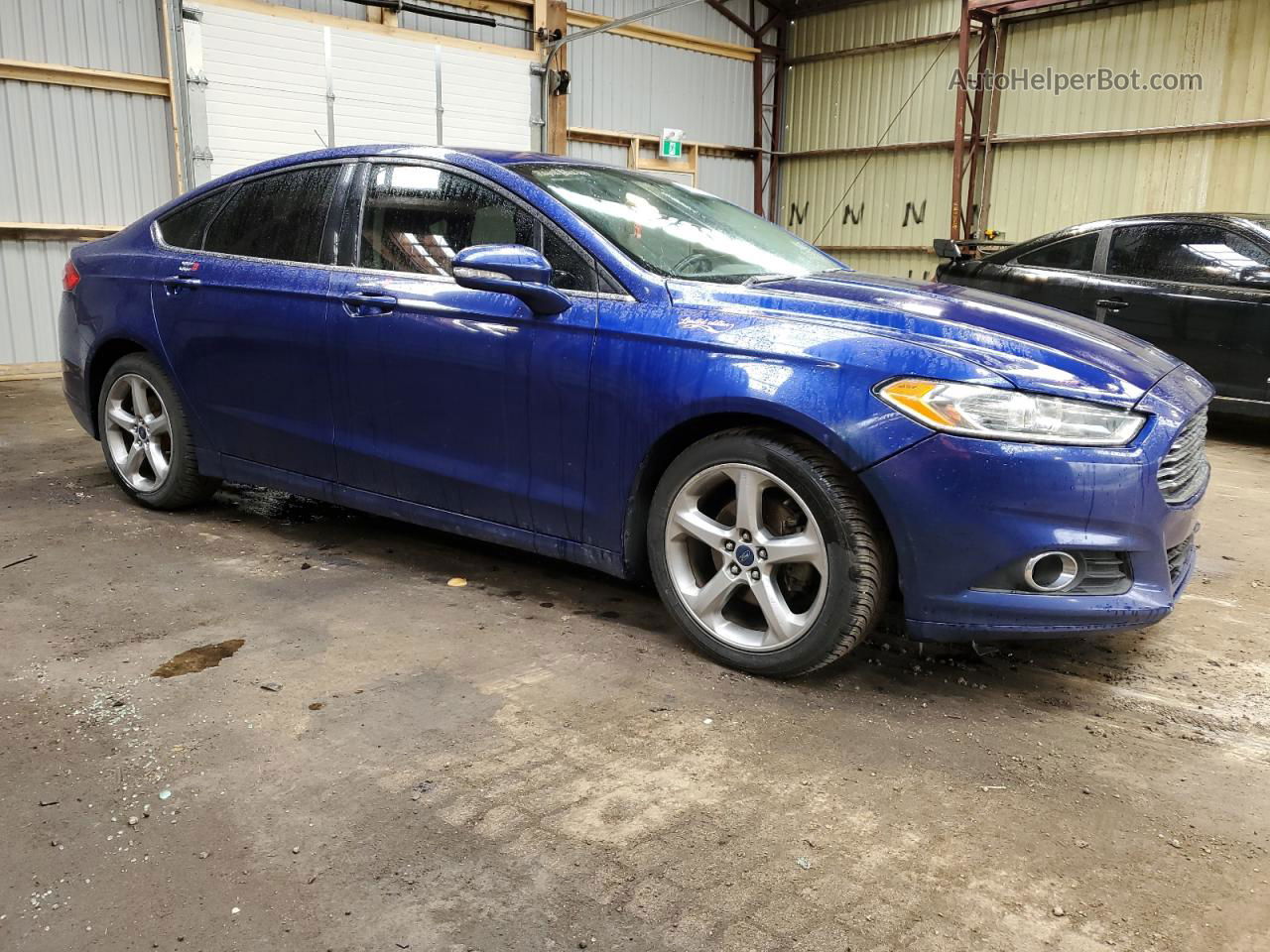 2015 Ford Fusion Se Синий vin: 3FA6P0T99FR172624