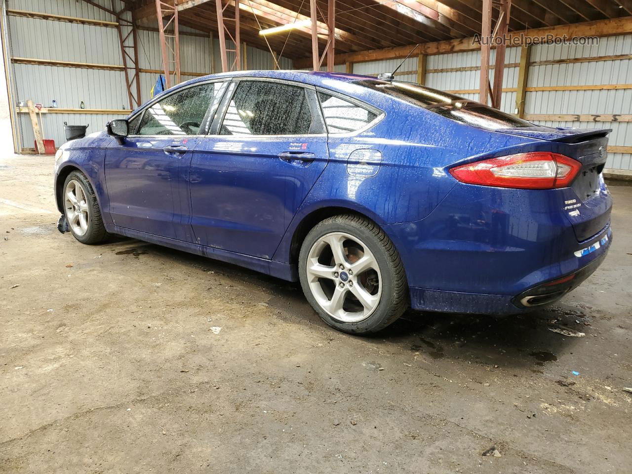 2015 Ford Fusion Se Blue vin: 3FA6P0T99FR172624