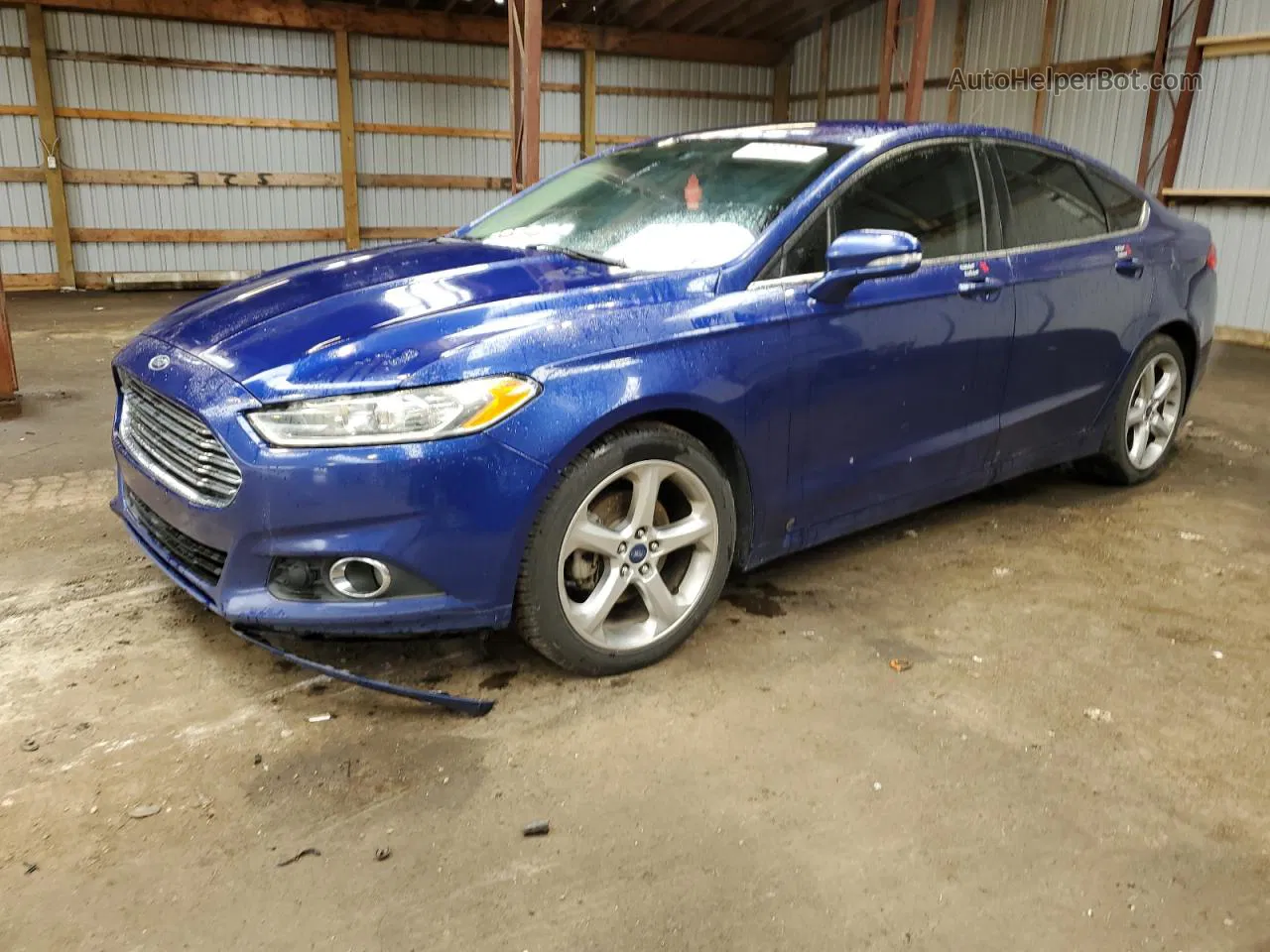 2015 Ford Fusion Se Blue vin: 3FA6P0T99FR172624