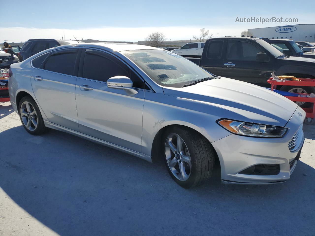 2016 Ford Fusion Se Silver vin: 3FA6P0T99GR120475