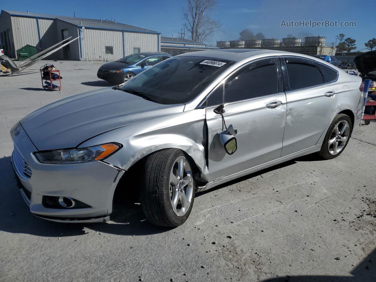 2016 Ford Fusion Se Silver vin: 3FA6P0T99GR120475