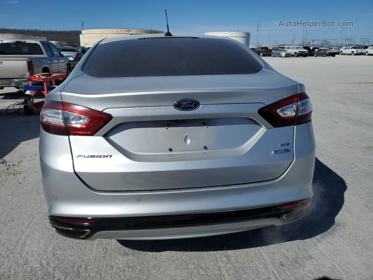 2016 Ford Fusion Se Silver vin: 3FA6P0T99GR120475