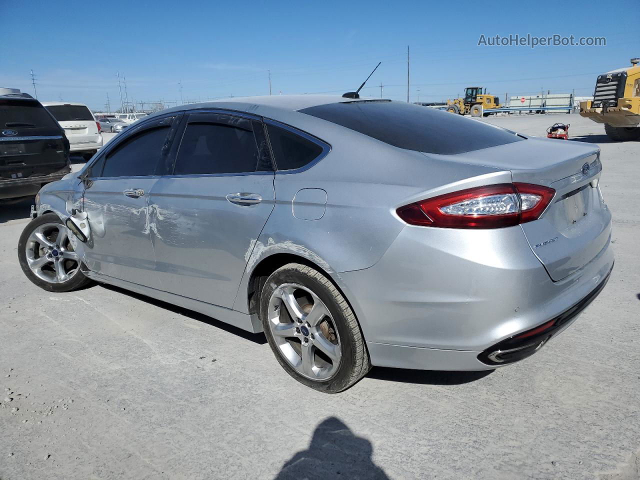 2016 Ford Fusion Se Silver vin: 3FA6P0T99GR120475