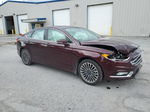 2017 Ford Fusion Se Темно-бордовый vin: 3FA6P0T99HR127217