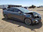 2017 Ford Fusion Se Gray vin: 3FA6P0T99HR293205